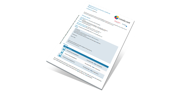 La prueba fehaciente